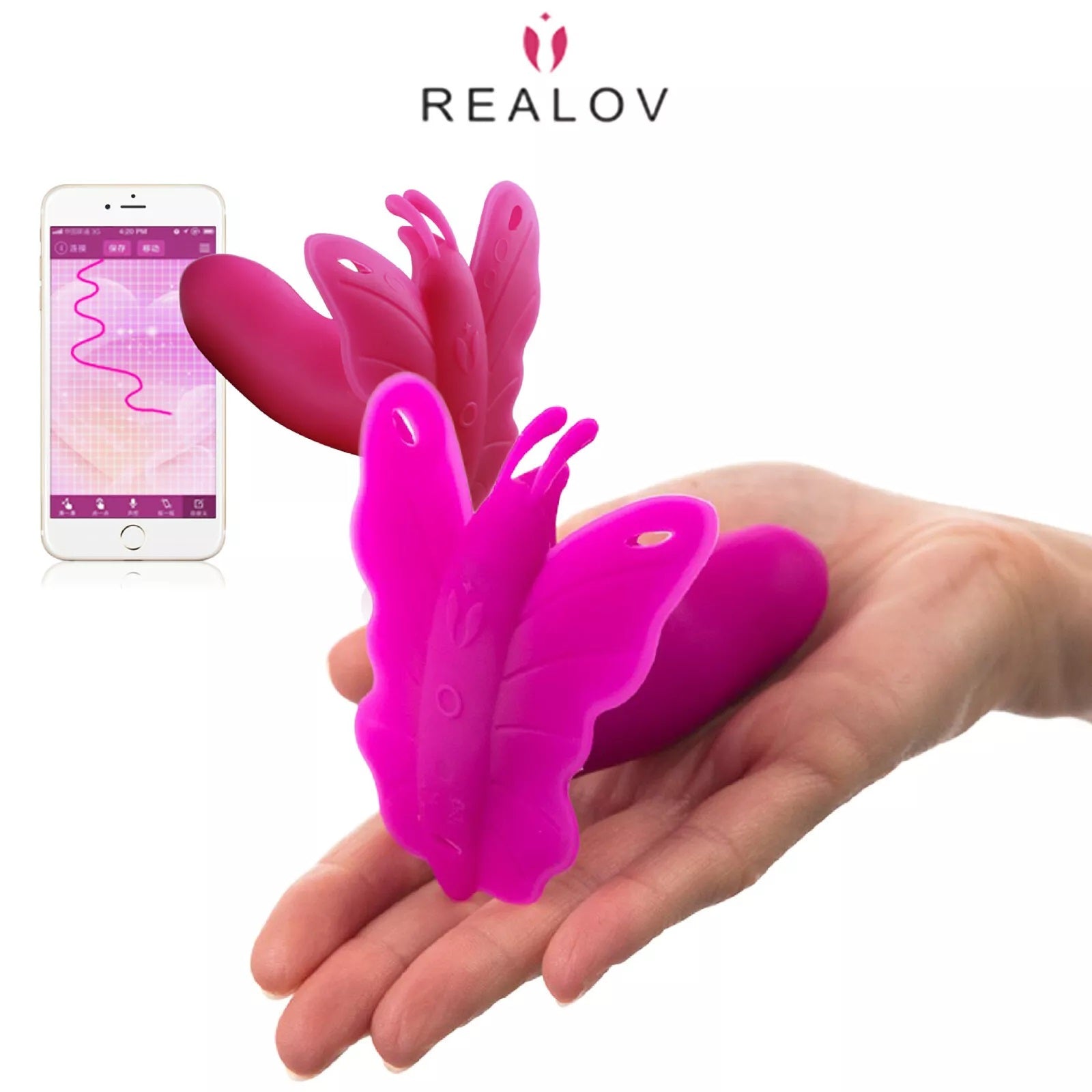 Realov - Lydia I Smart Butterfly Vibe Pink