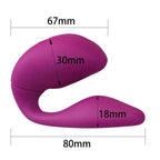 Vibrator Cuplu Remote Control O-Sensual Double Rush