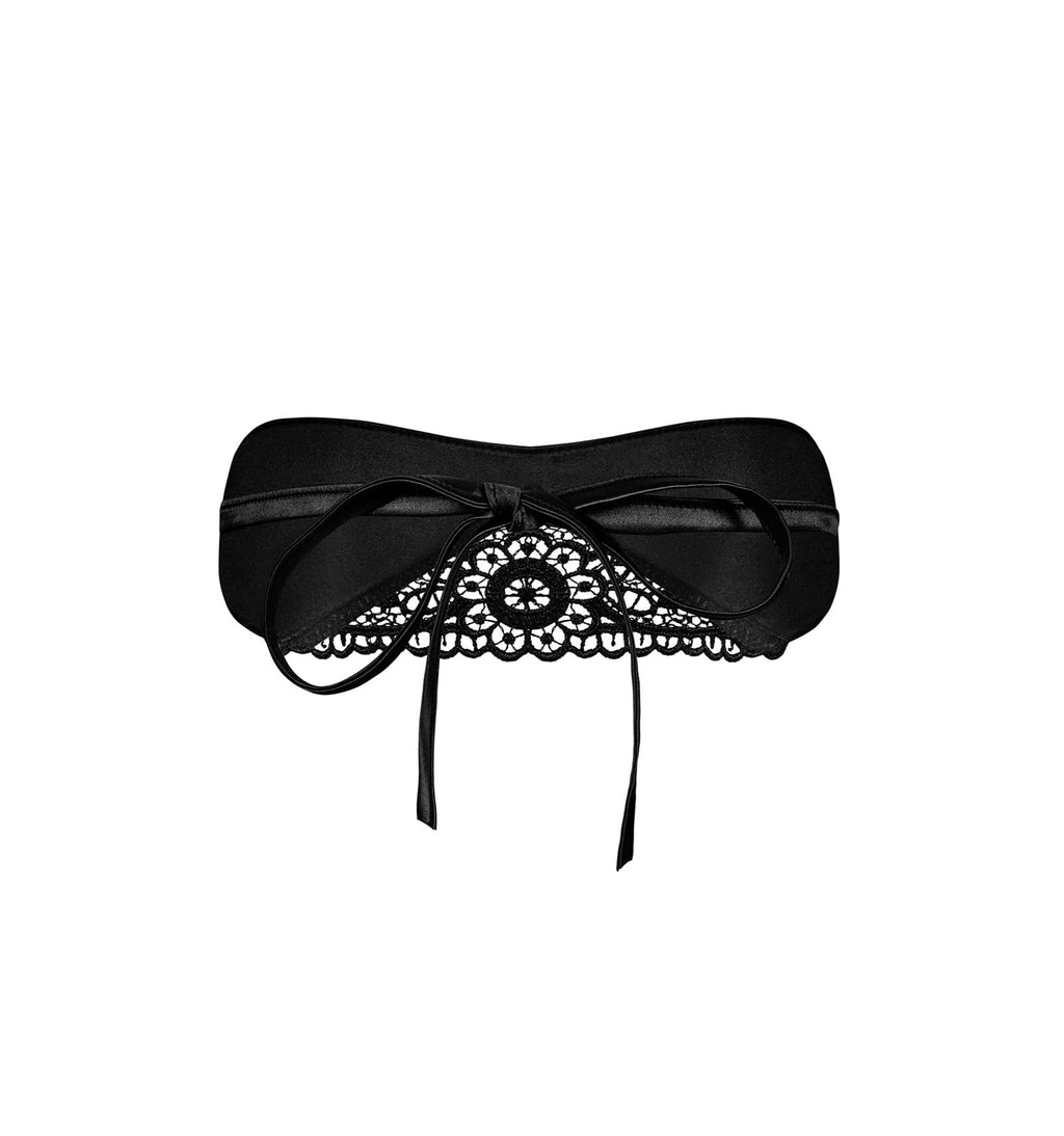 Satinia mask black