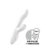 Vibrator G-Spot Rabbit Satisfyer Alb 22 cm
