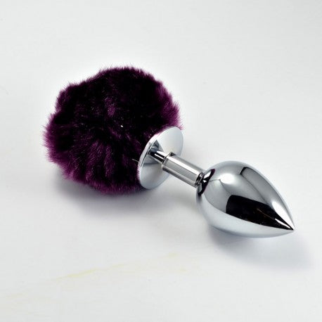 Pompon Metal Plug Small Purple Imagine principală a produsului