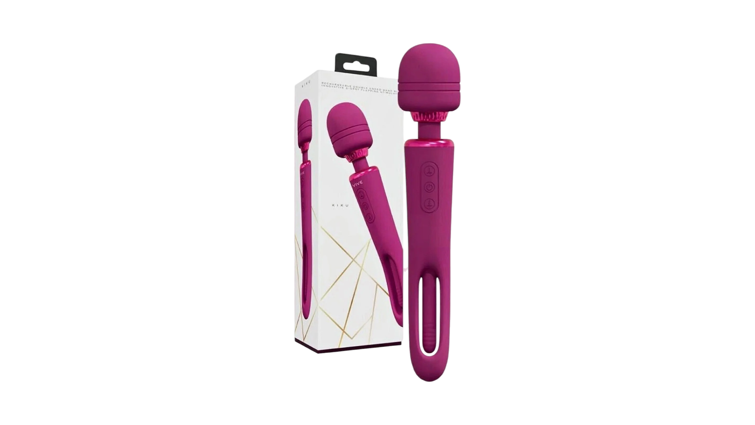 Vibrator Double Wand Kiku G-Spot Flapping
