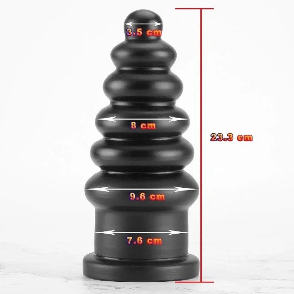 X-MEN 9.2 inch Butt Plug Black
