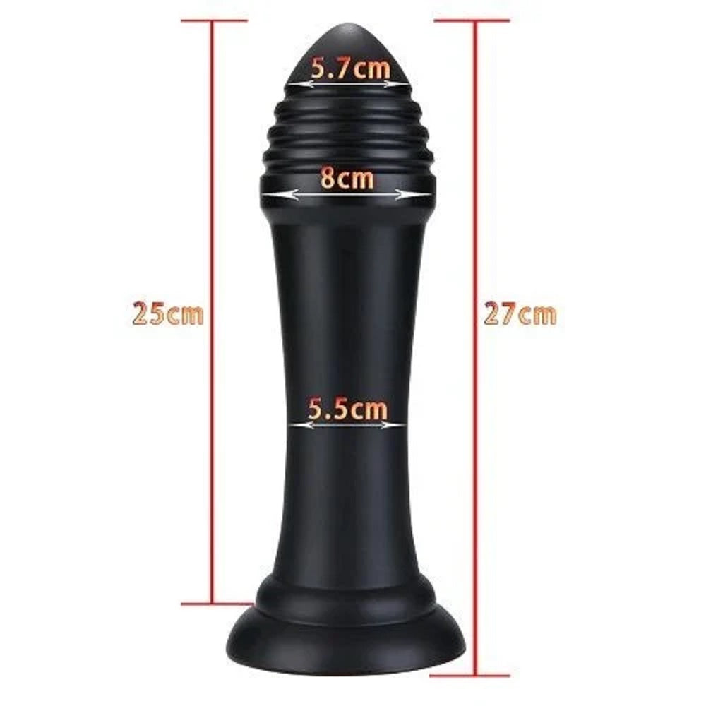 X-MEN 10.9 inch Butt Plug Black