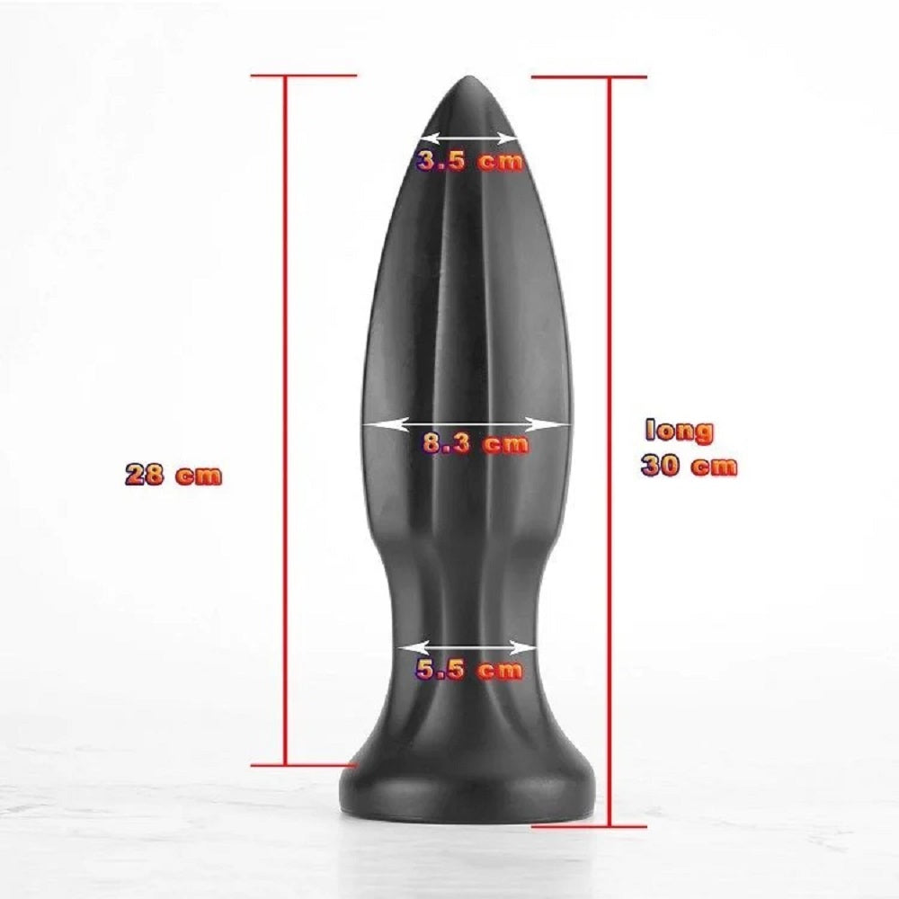 X-MEN 11.8 inch Butt Plug Black